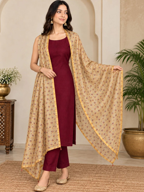 Stylum Printed Art Silk Dupatta - Image 3