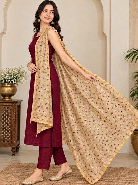 Stylum Printed Art Silk Dupatta - Image 5