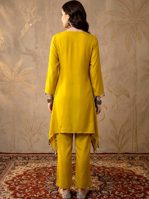 all about you Embroidered Tunic with Trousers - Image 5