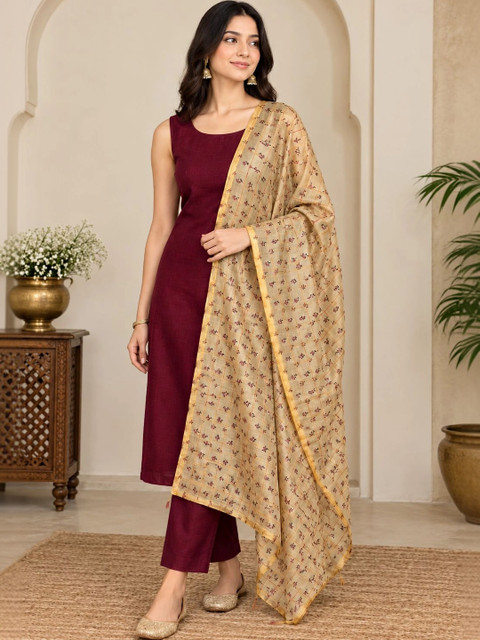 Stylum Printed Art Silk Dupatta