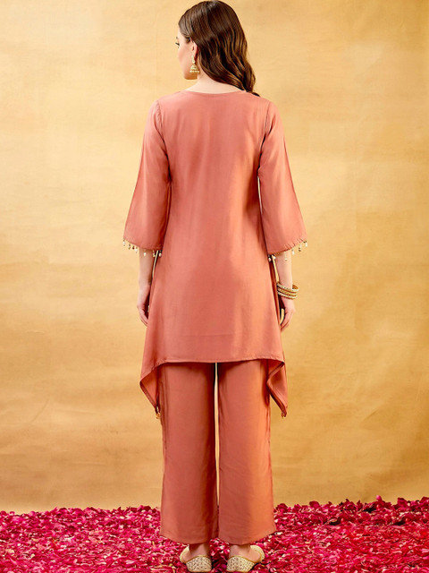 all about you Embroidered Tunic with Trousers - Image 5