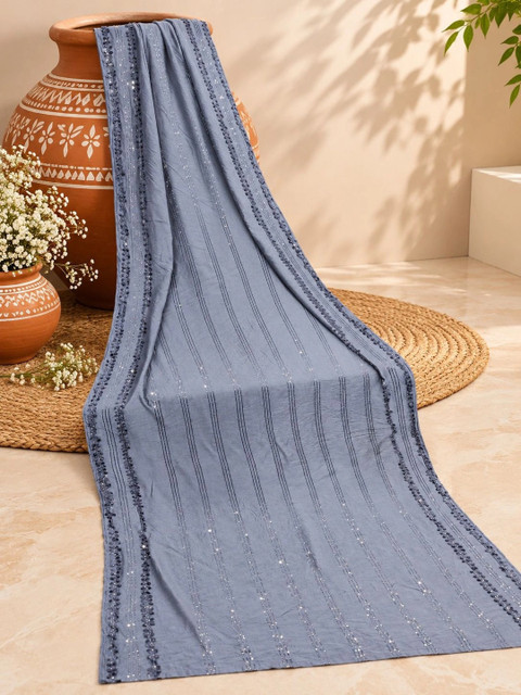 Anouk Embroidered Dupatta with Sequinned - Image 2