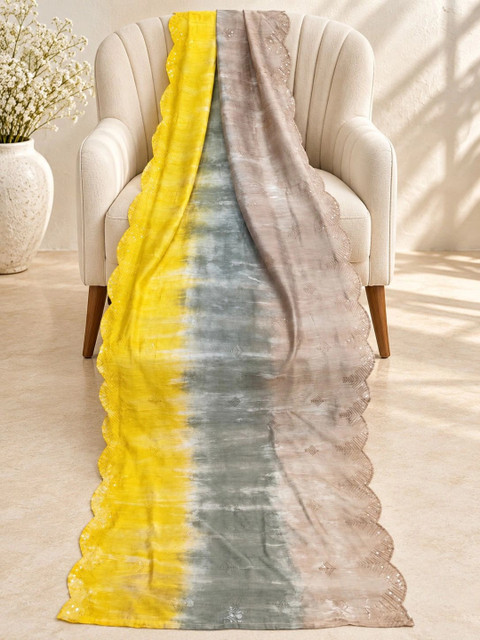Anouk Ombre Dyed Ombre Dupatta with Sequinned
