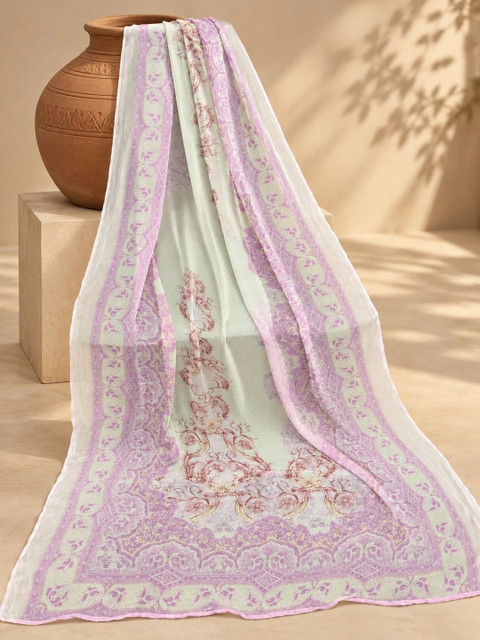 Anouk Ethnic Motifs Printed Dupatta - Image 2