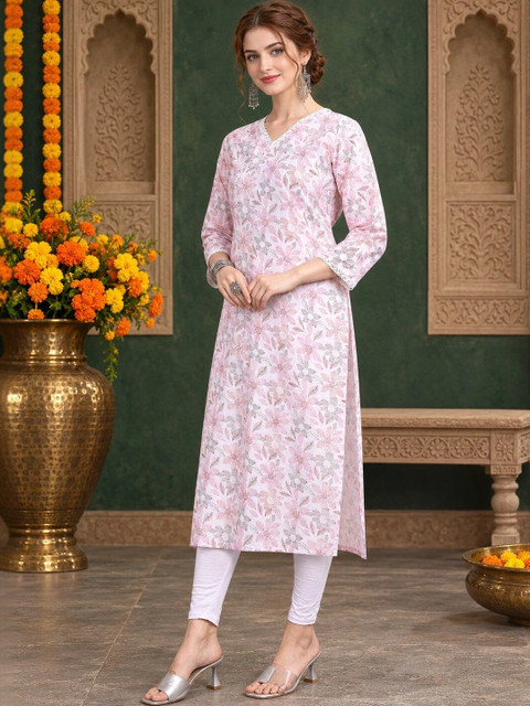 KALINI Women Floral Printed Floral Kurta