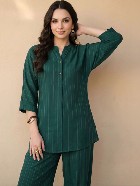 Libas Striped Tunic with Trousers