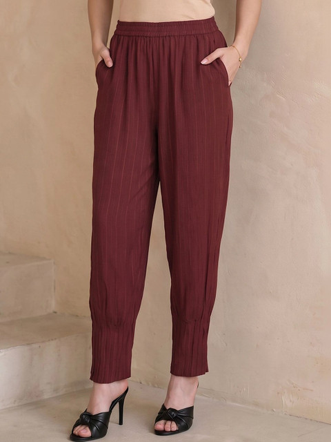 Libas Woven Design Tunic with Trousers