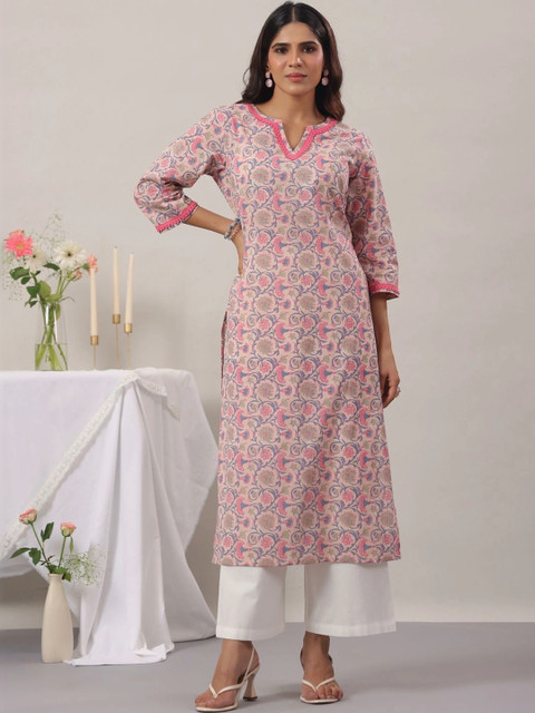Rimeline Women Floral Printed Kurta