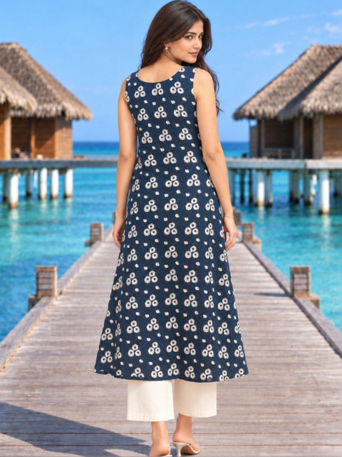 KALINI Women Printed Kurta - Image 4