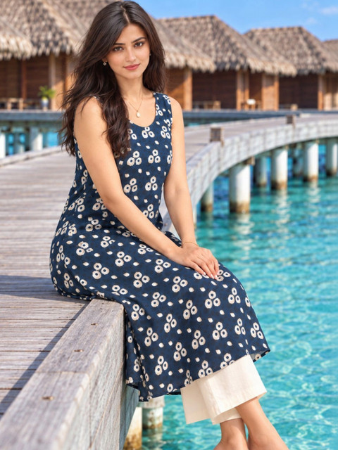 KALINI Women Printed Kurta - Image 2
