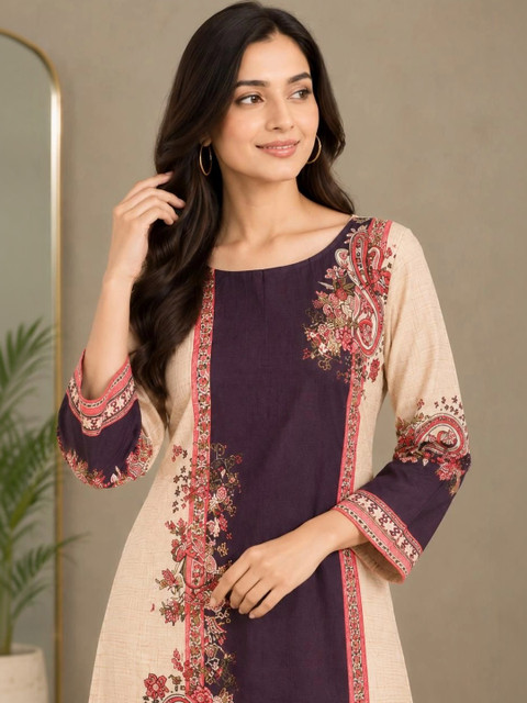 Travel Wardrobe Floral Printed Tunic with Palazzos - Image 3