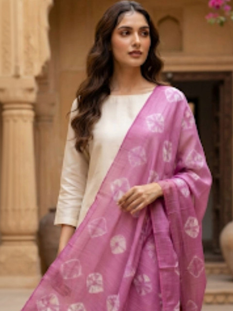 Dupatta Bazaar Printed Tie and Dye Dupatta - Image 7