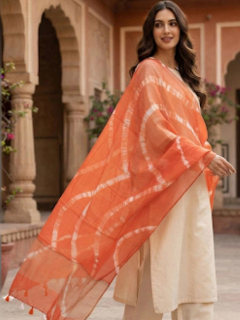 Dupatta Bazaar Dyed Leheriya Dupatta