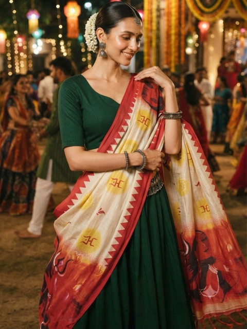 Dupatta Bazaar Ethnic Motifs Printed Dupatta - Image 2