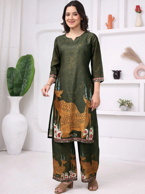 THIRTY 3rd Floral Cotton Printed Tunic with Trousers