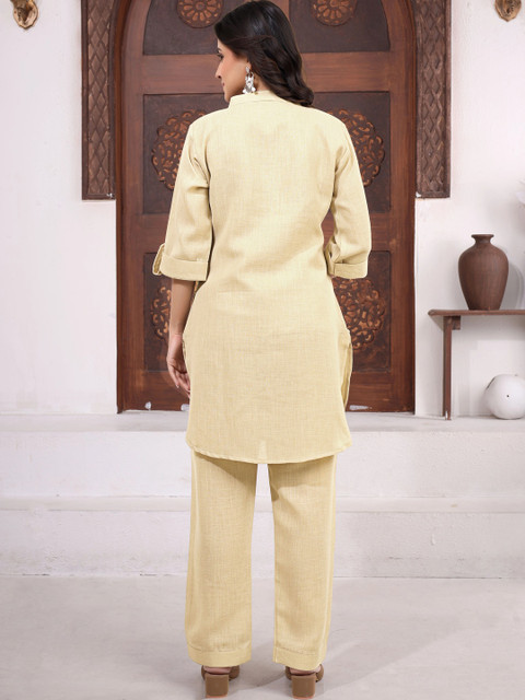 THIRTY 3rd Cotton Solid Tunic with Trousers - Image 2