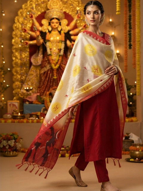 Dupatta Bazaar Ethnic Motifs Printed Dupatta
