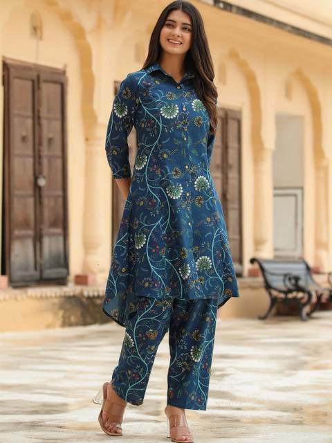 SZN Floral Printed Tunic with Palazzos - Image 3