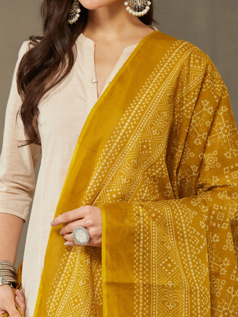 Sangria Printed Dupatta - Image 5