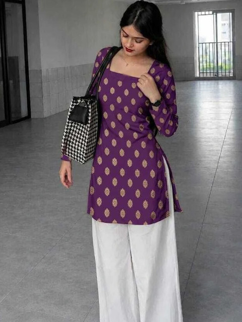 RR SA KURTIS Women Ethnic Motifs Printed Kurta