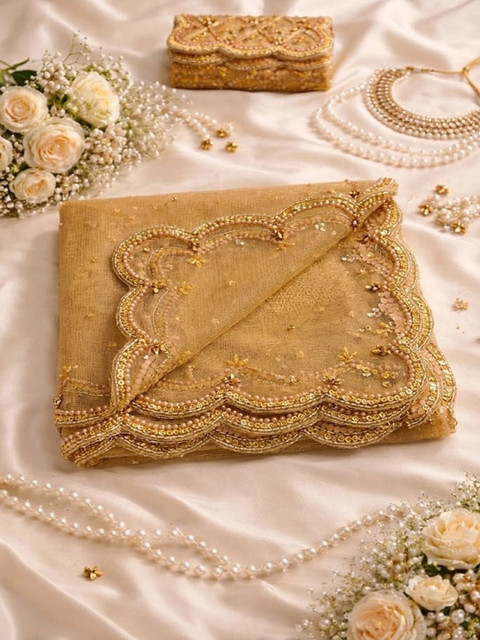 SAHINA DUPATTA Dupatta with Beads and Stones