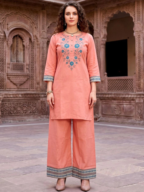 Laasika Floral Printed Tunic with Trousers