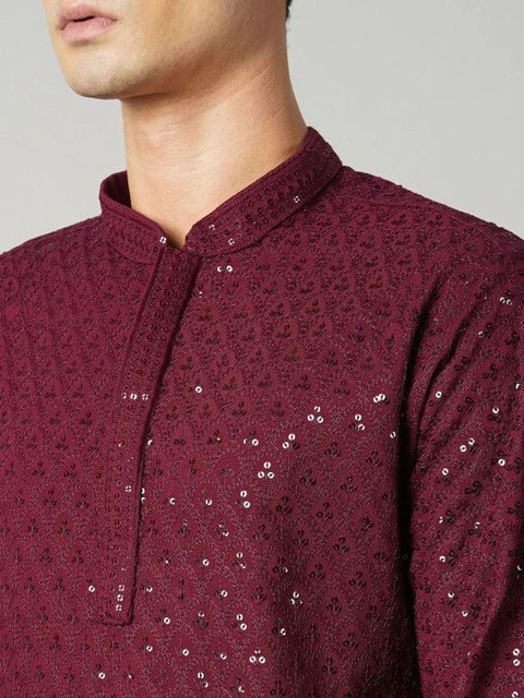 Anouk Women Sequinned Kurta - Image 4