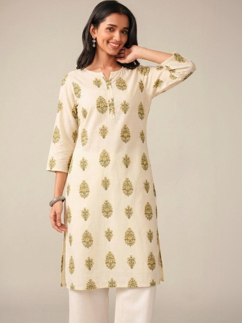 Anouk Rustic Women Ethnic Motifs Printed Kurta - Image 4