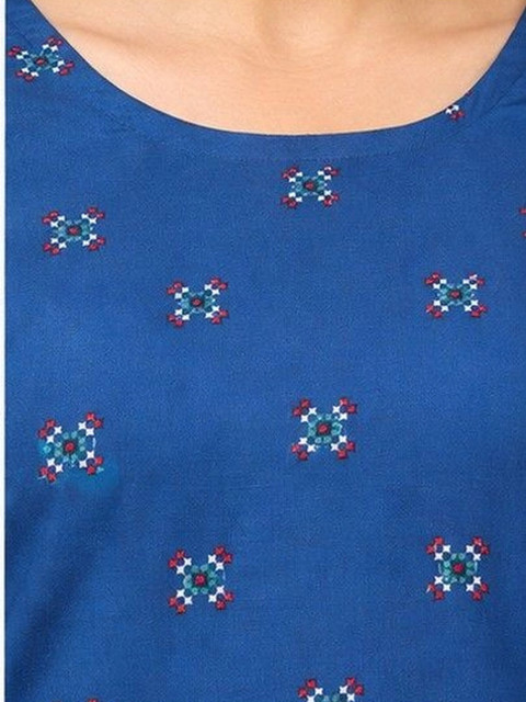 Aura Glam Women Ethnic Motifs Printed Kurta - Image 5