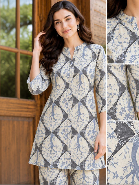 2M2 CLOTHS Printed Top with Trousers - Image 3
