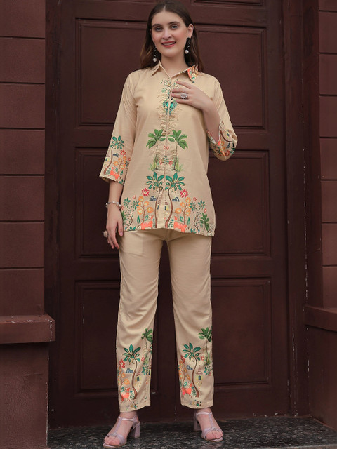 Laasika Floral Printed Tunic with Trousers
