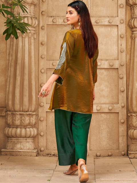 Tikhi Imli Embellished Top with Palazzos - Image 3
