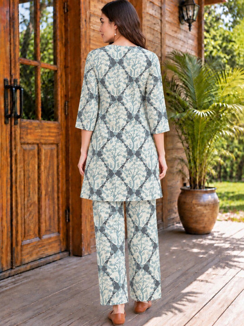 2M2 CLOTHS Printed Top with Trousers - Image 4