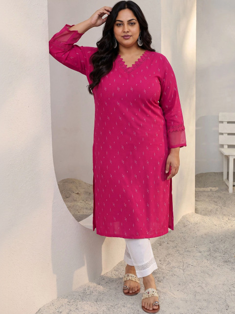 EXTRA LOVE BY LIBAS Women Flared Sleeves Kurta