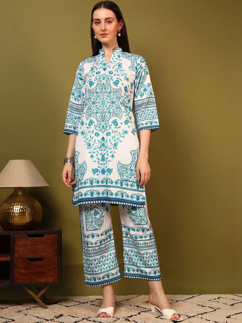 Laasika Floral Printed Tunic with Palazzos