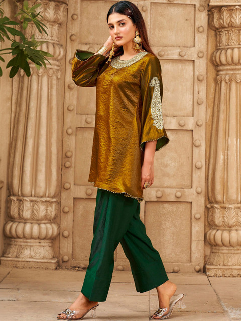 Tikhi Imli Embellished Top with Palazzos - Image 2
