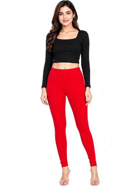 Threadbloom Women Solid Full Length Stretchable Leggings