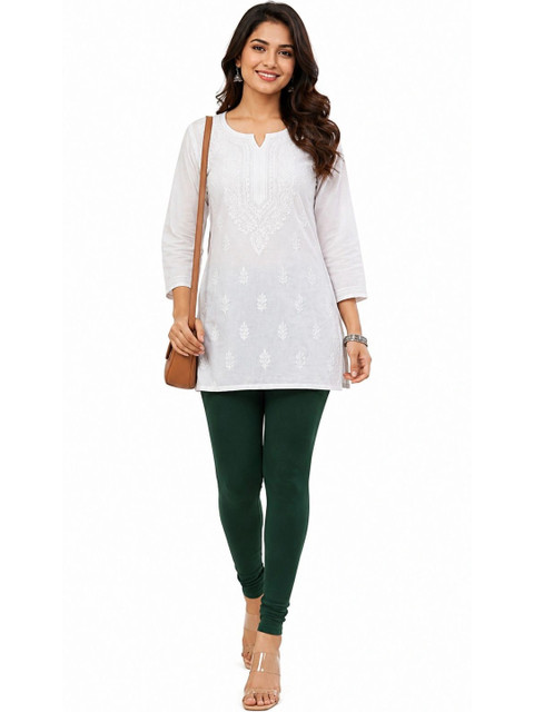 Threadbloom Women Solid Full Length Stretchable Leggings