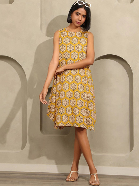 Soch Ethnic Motifs Print A-Line Dress