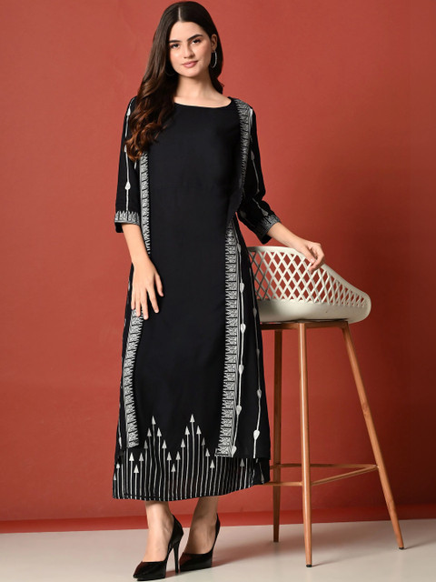Khavas creations Women Ethnic Motifs Printed Kurta