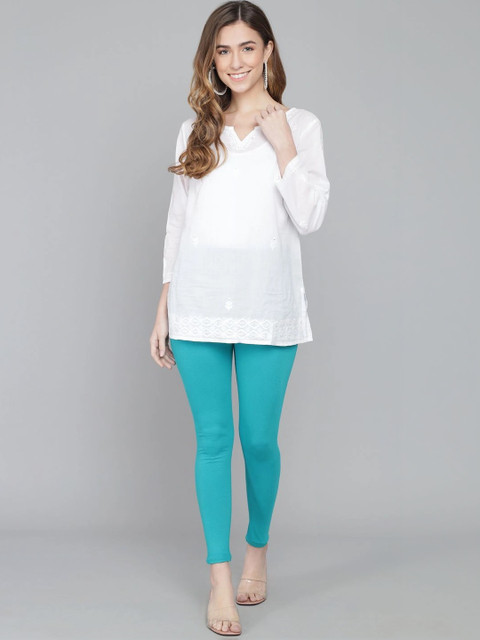 mannatt Cotton Mid-Rise Ankle Length Legging - Image 6