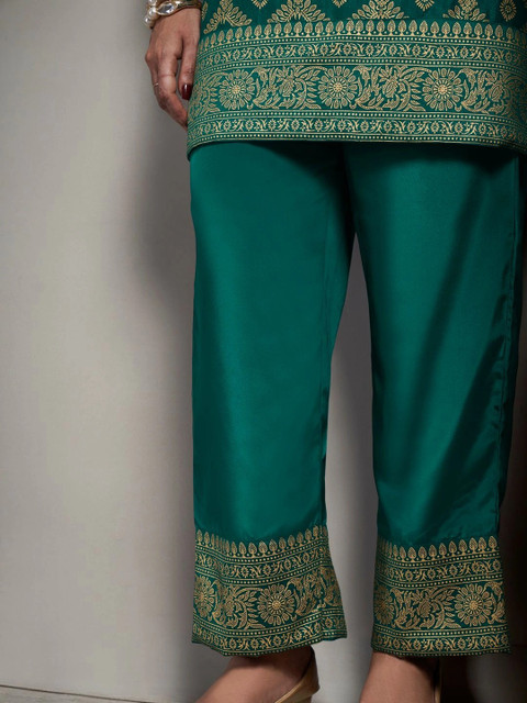 TULYATA Floral Embroidered Tunic with Trousers - Image 5