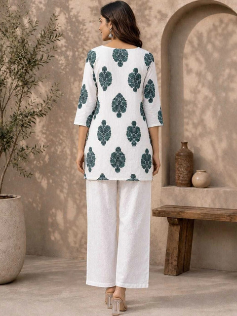 KALINI Women Ethnic Motifs Printed Kurta - Image 4