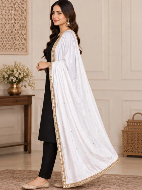 Way2Like Dupatta with Mirror Work - Image 3
