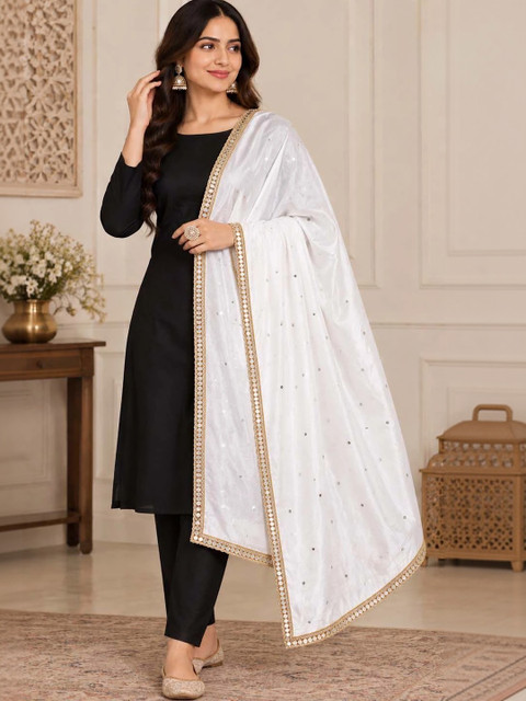 Way2Like Dupatta with Mirror Work - Image 4
