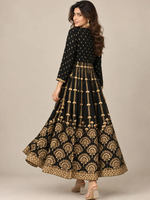 ADITEE Ethnic Motifs Print Maxi Dress - Image 5