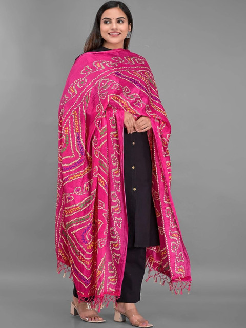 Apratim Printed Bandhani Dupatta - Image 4