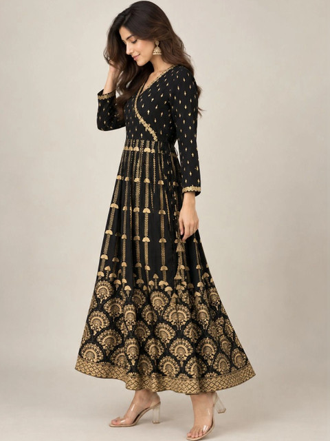 ADITEE Ethnic Motifs Print Maxi Dress - Image 2
