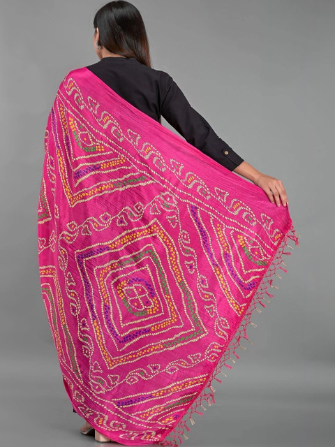 Apratim Printed Bandhani Dupatta - Image 3