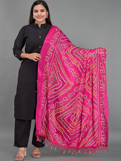 Apratim Printed Bandhani Dupatta - Image 5